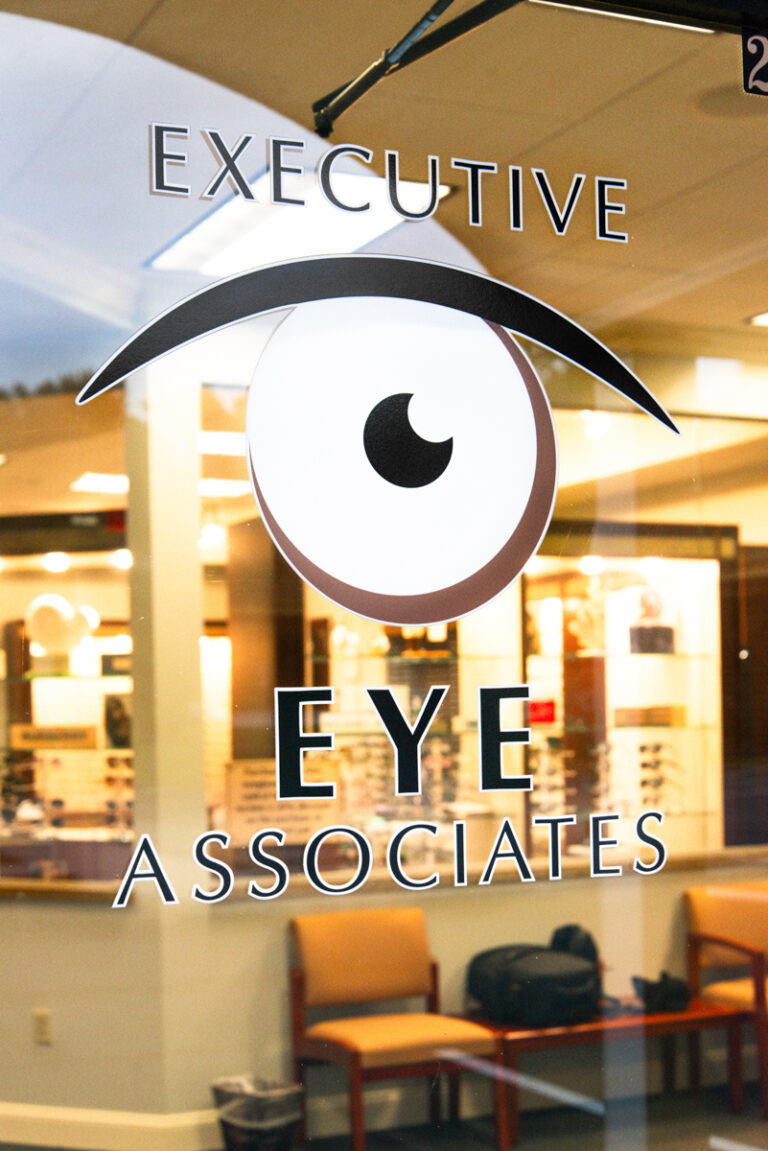 Executive Eye Associates Logo on Front Door
